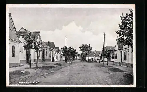 AK Unterpullendorf, Strassenpartie im Ort