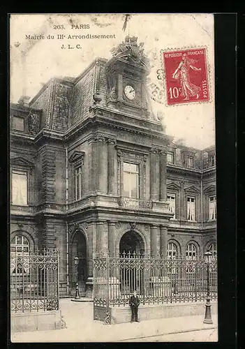 AK Paris, Mairie du III. Arrondissement