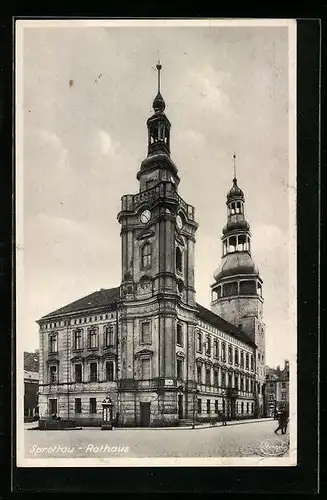 AK Sprottau, Blick auf das Rathaus