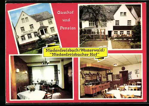 AK Niederdreisbach /Westerw., Gasthof-Pension Niederdreisbacher Hof W. Weyer