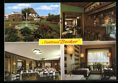 AK Pr. Oldendorf-Eininghausen, Gasthaus Becker, Eininghauser Ring 2