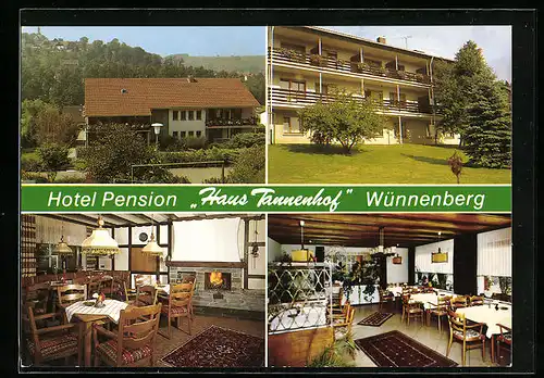 AK Wünnenberg, Hotel-Pension Haus Tannenhof Familie Langen, Tannenweg 14