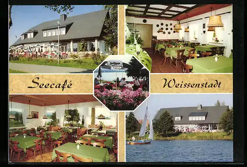 AK Weissenstadt /Fichtelgeb., Seecafe Fam. Lüdemann