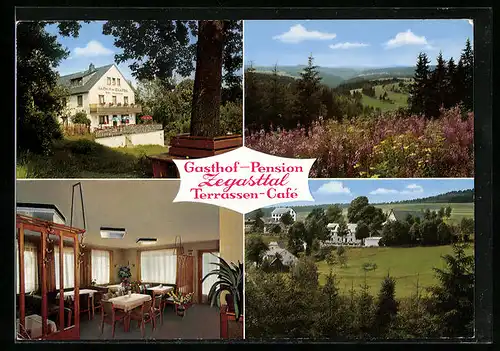 AK Schwarzenbach /W., Gasthof-Pension Zegasttal F. Schuberth