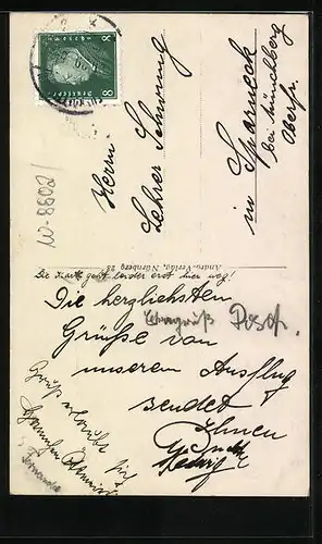 AK Wolframs-Eschenbach, Stadtmauer mit Turm