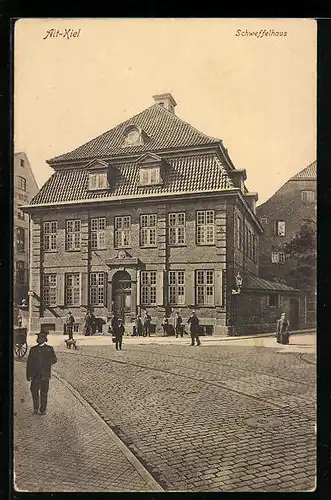 AK Kiel, Strassenpartie am Schweffelhaus