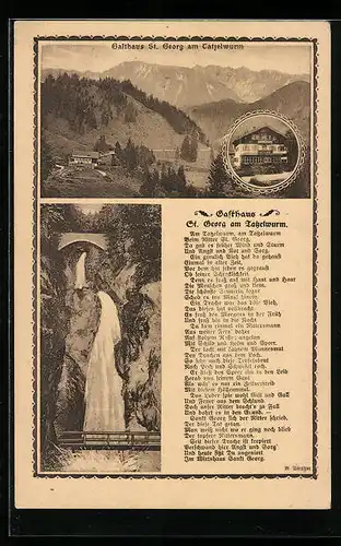 AK Oberaudorf, Gasthaus St. Georg am Tatzelwurm