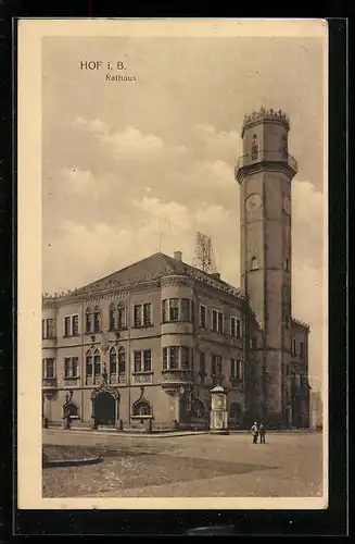 AK Hof i. Bay., Das Rathaus