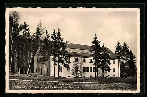 AK Hof /Saale, Ostmarkjugendherberge, Gebäudeansicht