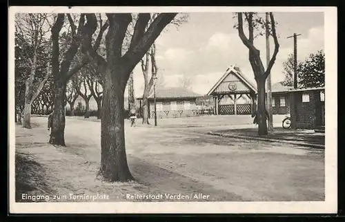 AK Verden, Eingang zum Tunierplatz