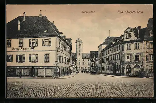 AK Bad Mergentheim, Burgstrasse