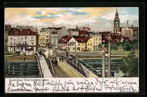 AK Berlin-Spandau, Charlottenbrücke