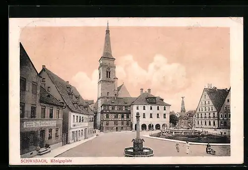 AK Schwabach, Königsplatz