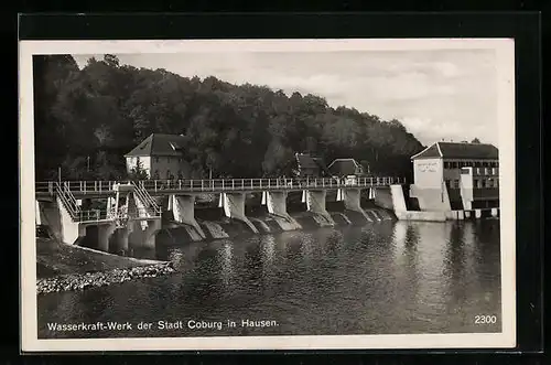 AK Coburg i. Hausen, Wasserkraftwerk der Stadt