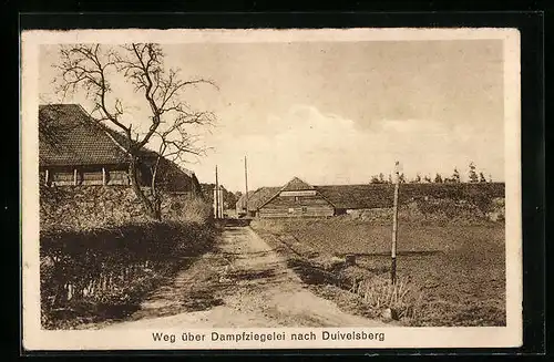 AK Duivelsberg, Weg über Dampfziegelei