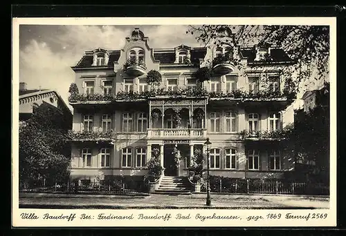 AK Bad Oeynhausen, Villa Baudorff