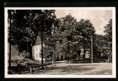 AK Lichtenberg / Oberfranken, Gasthaus Friedrich Wilhelm-Stollen