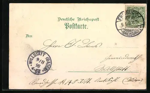 Lithographie Freiburg i.B., Panorama