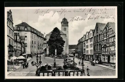 AK Hachenburg /Westerw., Alter Markt