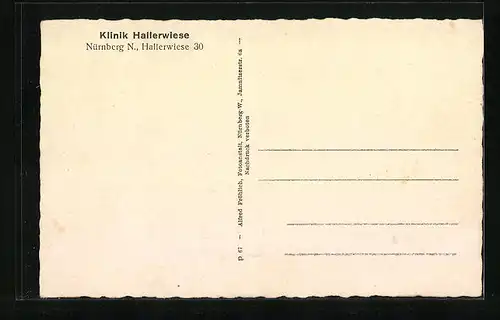 AK Nürnberg, Klinik Hallerwiese, Hallerwiese 30