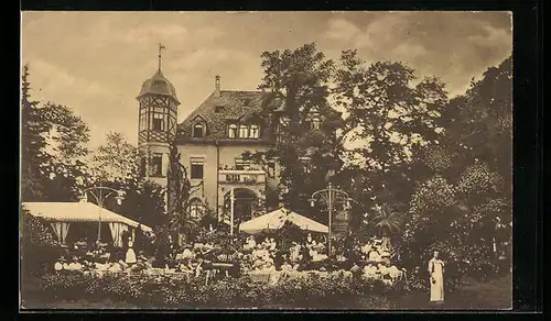 AK Nürnberg, Gasthaus Wirtschaft Platnersberg R. Wagner, Gartenansicht