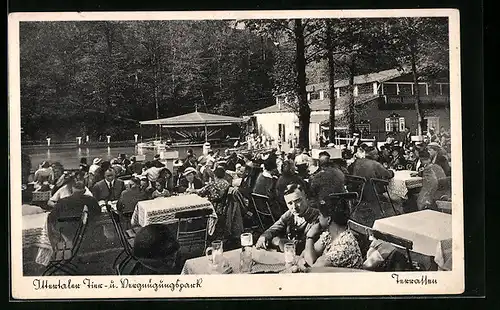 AK Solingen-Wald, Ittertaler Tier- und Vergnügungspark, Terrassen