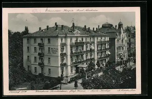 AK Bad Nauheim, Hotel-Pension Eleonoren-Hospiz, vornehmes Familienhaus