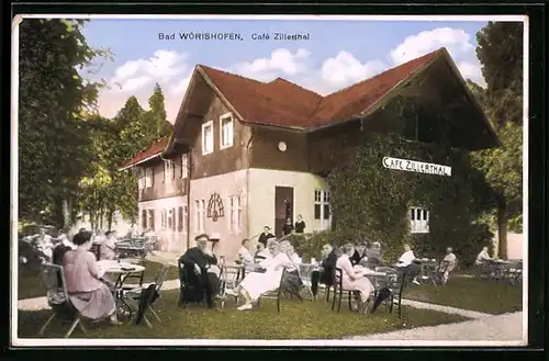 AK Bad Wörishofen, Café Zillerthal