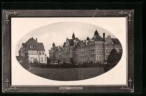 AK Bautzen, Blick zum Justizgebäude