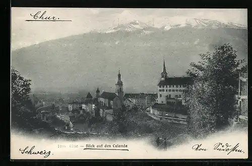 AK Chur, Blick auf den Calanda