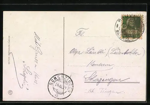 AK Romanshorn, Ortsansicht, Froschgruppe