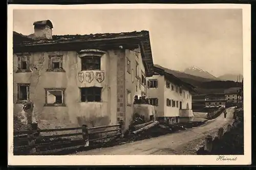 AK Valcava /Münsterthal, Ortspartie mit Strasse