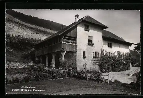 AK Oberhofen am Thunersee, Pension Heidenhaus