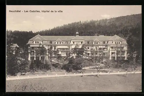 AK Neuchâtel, Les Cadolles, hôpital de la ville