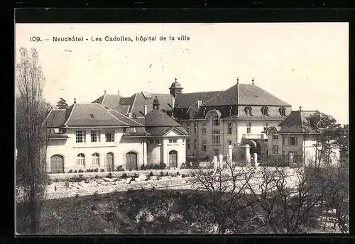 AK Neuchâtel, Les Cadolles, hôpital de la ville