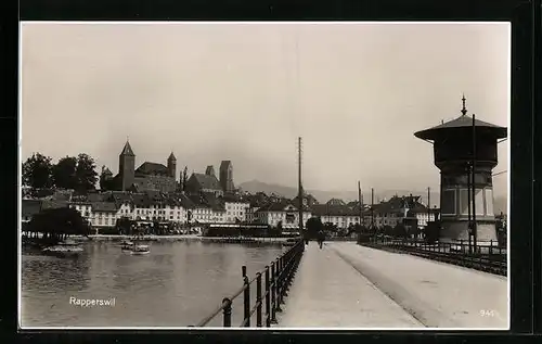 AK Rapperswil, Ortspartie am Hafen