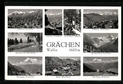 AK Grächen, Weisshorn, Hannigalp, Riedgletscher