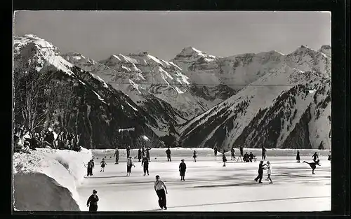 AK Braunwald, Eisfeld mit Hausstockkette