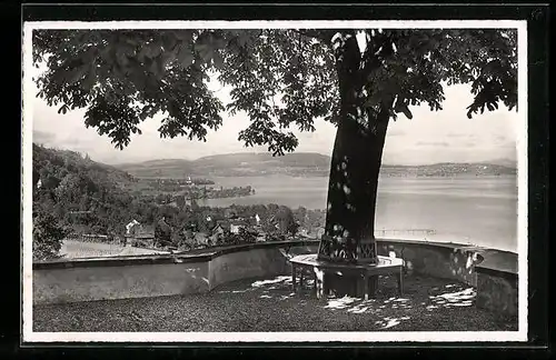 AK Arenenberg, Blick von der Schlossterrasse