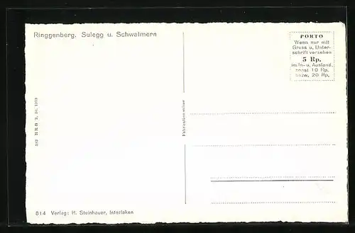 AK Ringgenberg, Sulegg u. Schwalmern