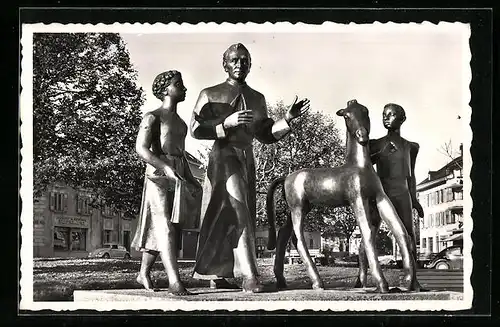 AK Bulle, Monument de l`abbé Bovet