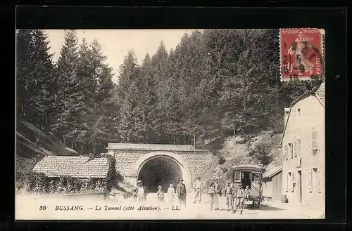 AK Bussang, Le Tunnel (côte Alsacien)