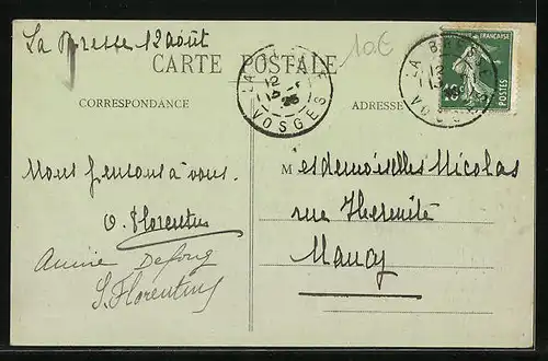 AK La Bresse, Vue générale