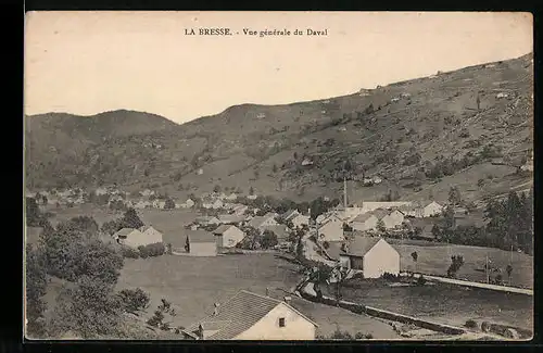 AK La Bresse, Vue générale du Daval
