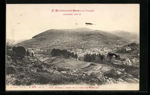 AK St-Maurice-sur-Moselle, Panorama