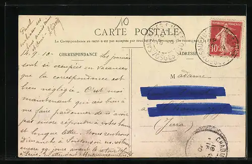 AK Saulxures-sur-Moselotte, Vue d`ensemble