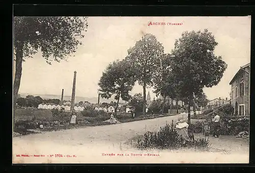 AK Arches, Entrée par la Route d`Epinal
