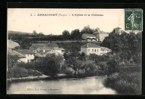 AK Ambacourt, L`Eglise et le Chateau