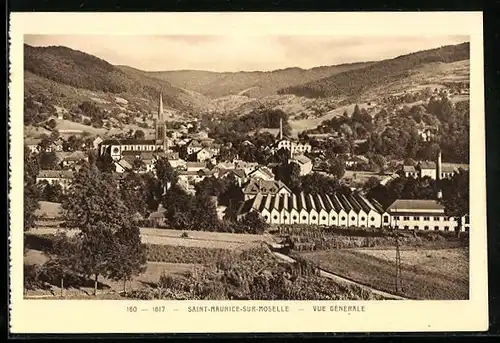 AK Saint-Maurice-sur-Moselle, Vue générale