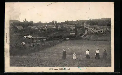 AK Ménil-aux-Bois /Meuse, Ortspartie